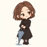 雨后收伞
