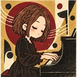 安静弹琴